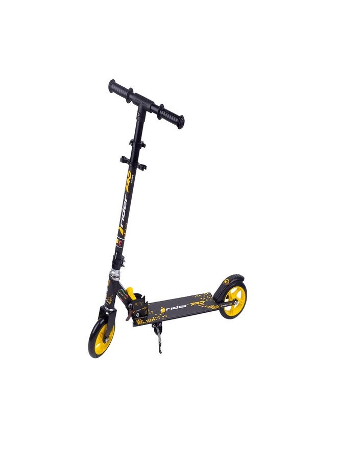 SPEEDFOX Metal Kick Scooter for Kids of Ages 5+Years | 2 Wheel Scooter | Foldable Design | 3 Adjustable Height with Rear Braking | Max Use Weight 50kg (Rider Pro) (Yellow) - Image 2